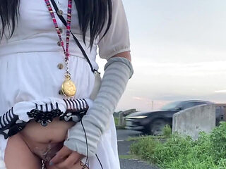 No. 306 Outdoor Exposure in a One-piece Dress