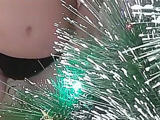 Christmas Teasing Big Boobs