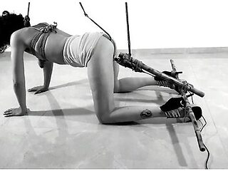 Subspace: Part 2/3 Sub Train - Neck Tie, Gag Ball, Anal Hook, Magic Wand Bondage On Her Knees