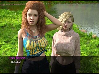 Big boobs and hot bum in a game walkthrough