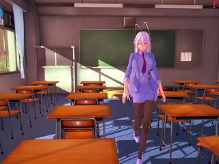 Teacher Rossweisse sends me to detention to give me a blowjob - DXD NTR Madness Series