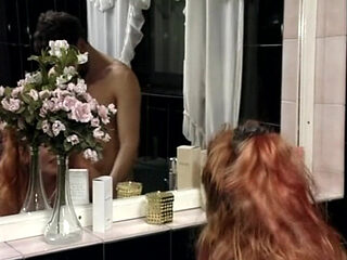 German Slut Got Her Holes Used in the Bathroom