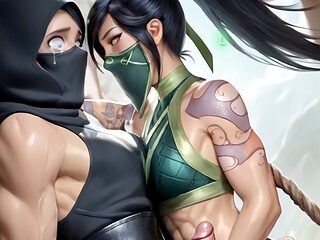 League of Legends hentai joi with intense netorare action