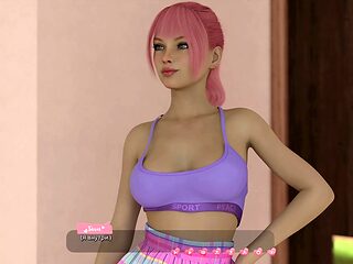 Romantic kiss with big natural tits in Russian