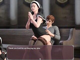 Big-boobed anime babe in a lust epidemic