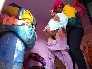 Stepbrother & Stepsister new bathroom Sex