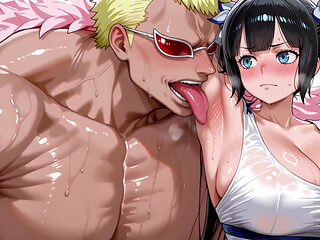 Doflamingo (op) X Hestia (danmachi)