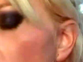 Fascinating milf with fake boobs gets ass pounded outdoors