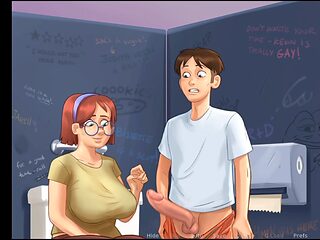 Busty girlfriend wants to give his massive schlong a go in public