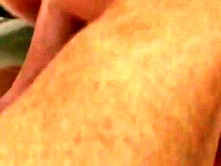 Sweet big ass teen milked with a warm load on her body