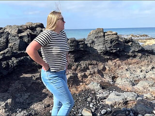 Another Beach Accident - Wet Jeans by the Shoreline