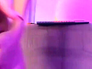 Petite Innocent in Glasses Loses Control: Squirt with Monstrous Dildo