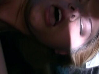 Blonde Babe Stretched Wide in Sloppy Bus Fuck Fest