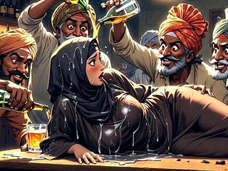 Muslim Babes Twerking Comp: Beer-Soaked Sluts Grouped in Indian Bars