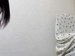 Boobs in Too Short Student Uniform. Thighs and Legs in Mini Skirt. Wedgie Thong Panties. Japanese Girl's Sultry Cleaning Room