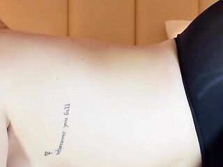 Blonde Jill Sucks the Cum Out of Cock in Her Shiny Black Pantyhose