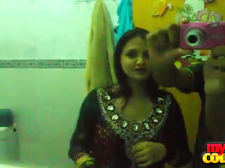 Desi Hot Wife in Shower Filmed by Husband - Sunny and Sonia Sex