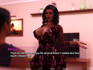 Stepmom Helps in masturbate, While stepsister saw everything behind the Door