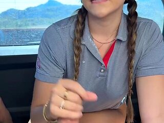 Hazey Haley Rides Her BF’s BWC In His Car Onlyfans Video