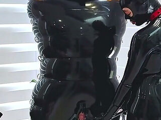 Inflatable Suit Edging and Denial, Full - Alex Latex