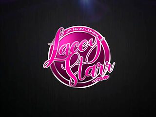 Glamorous Lacey Starr at blowjob trailer