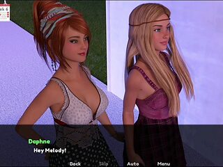 Melody is a fresh-faced blonde teen exploring her curves