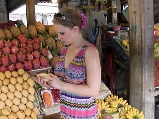 Homemade Thai Milf Fingers Herself Hard with Big Mango - Extreme Squirting & Aggressive Masturbation