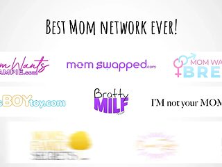 Stepmom gets the perfect gift - a dirty and hot fuck with her stepson.