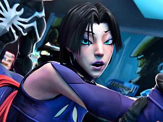 Psylocke Gets Pounded by Monster in Hardcore 3D Action