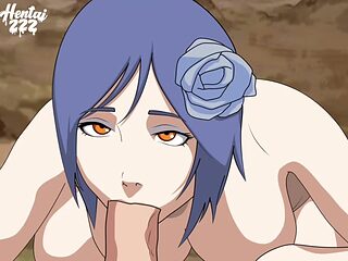 NARUTO KONAN BLOW-JOB POINT OF VIEW ANIME PORN