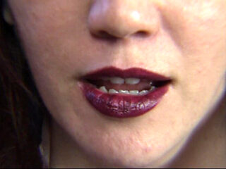 Evangelines Is a Lipstick Nurse (mouth Fetish)