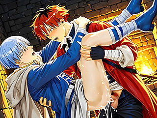 Frieren Beyond Journey S End Yaoi - Himmel X Stark Pic Collection With Car Toon