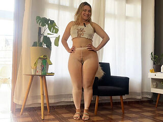 Jana Jenner Transparent Pants Window Cleaning JOI - Amateur Blonde BBW Big Ass Voyeur