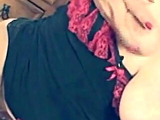 Two Fat Sluts with Hairy Pussy Masturbate with Double Dildo