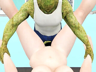 Zombie Monster hardcore Fucking with big dick