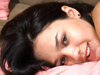 Michelle Can has a round ass and she is ready to finger HARD