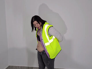 Stretching with Unbuttoned Jeans