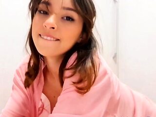 Striptease and JOI in English by Tattooed Teen on Webcam