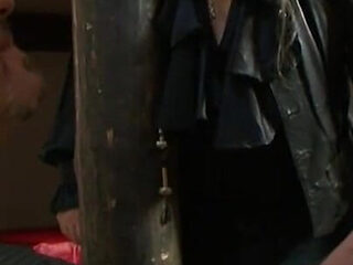 Humiliating stretching whipping