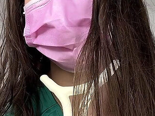 POV Professional Physical Exam in Green Scrubs