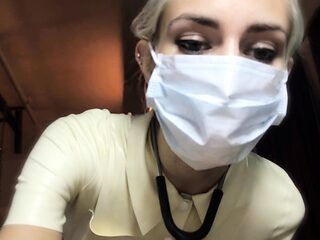 Blonde teen fetish handjob