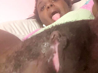 Making creamy pretty pussy queef post freaks nasty solo masturbation with cum