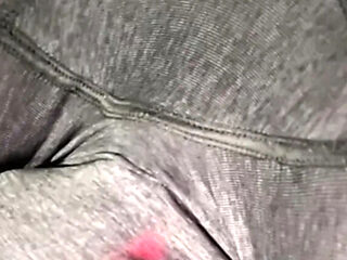 Pepper's Desperate Pee Accident - Squirting Orgasm in Tight Leggings
