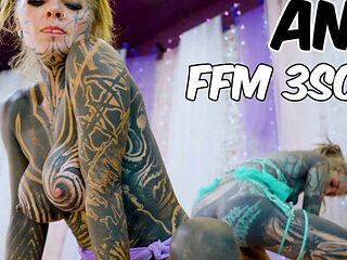 Heavily Tattooed Teens Fuck Hard: ATM, Gapes & Facial with Eric