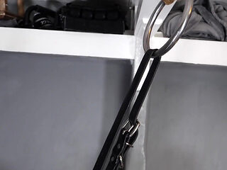 Curious Little Slut Part 1 Slave Mila Turned Into Latex Marionette with Neck Tie Bondage Orgasm Predicament