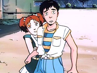 Outdoor pleasure with sex toys in hentai video