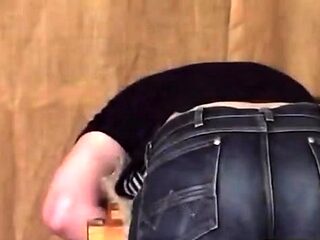 Daddy Spanks His Boy in Tight Jeans