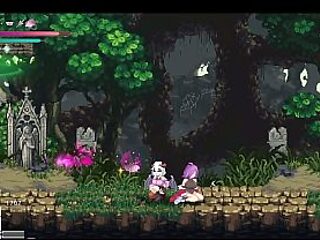 Succubus successor seduces in a video game