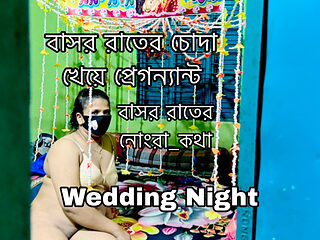 Pregnant having sex on the wedding night dirty talk
