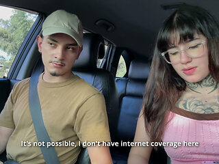 I liked Uber's service and convinced him to pay him with my body
